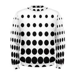 Halftone Pattern Dot Modern Retro Texture Circle Men s Sweatshirt