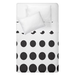 Halftone Pattern Dot Modern Retro Texture Circle Duvet Cover Double Side (single Size) by artworkshop