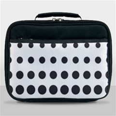 Halftone Pattern Dot Modern Retro Texture Circle Lunch Bag by artworkshop