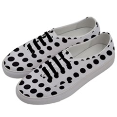 Halftone Pattern Dot Modern Retro Texture Circle Men s Classic Low Top Sneakers by artworkshop