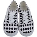 Halftone Pattern Dot Modern Retro Texture Circle Kids  Classic Low Top Sneakers View1