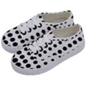 Halftone Pattern Dot Modern Retro Texture Circle Kids  Classic Low Top Sneakers View2