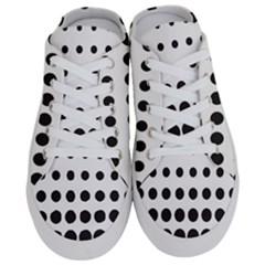 Halftone Pattern Dot Modern Retro Texture Circle Half Slippers by artworkshop