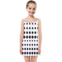 Halftone Pattern Dot Modern Retro Texture Circle Kids  Summer Sun Dress View1