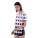 Halftone Pattern Dot Modern Retro Texture Circle Perpetual Short Sleeve T-Shirt View2