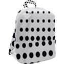 Halftone Pattern Dot Modern Retro Texture Circle Zip Up Backpack View2