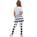 Halftone Pattern Dot Modern Retro Texture Circle Kids  Skirted Pants View2