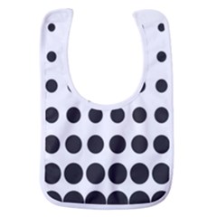 Halftone Pattern Dot Modern Retro Texture Circle Baby Bib by artworkshop