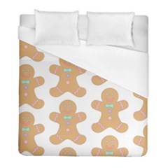 Happy Birthday Pattern Christmas Biscuits Pastries Duvet Cover (full/ Double Size) by artworkshop