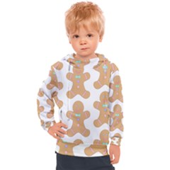 Happy Birthday Pattern Christmas Biscuits Pastries Kids  Hooded Pullover by artworkshop