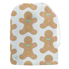 Happy Birthday Pattern Christmas Biscuits Pastries Drawstring Pouch (3xl) by artworkshop