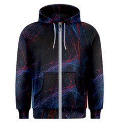 Abstract Painting Feathers Beautiful Men s Zipper Hoodie by artworkshop