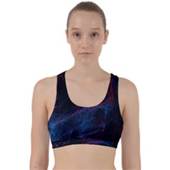 Abstract Painting Feathers Beautiful Back Weave Sports Bra by artworkshop