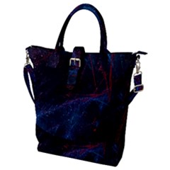 Abstract Painting Feathers Beautiful Buckle Top Tote Bag by artworkshop