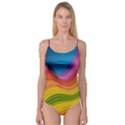  Rainbow Pattern Lines Camisole Leotard  View1