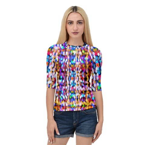 Abstract Background Blur Quarter Sleeve Raglan Tee by artworkshop