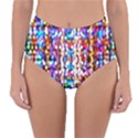 Abstract Background Blur Reversible High-Waist Bikini Bottoms View3