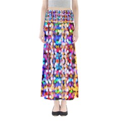 Abstract Background Blur Full Length Maxi Skirt by artworkshop