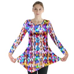 Abstract Background Blur Long Sleeve Tunic  by artworkshop