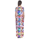 Abstract Background Blur Short Sleeve Maxi Dress View2