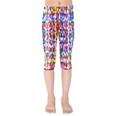 Abstract Background Blur Kids  Capri Leggings  by artworkshop