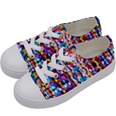 Abstract Background Blur Kids  Low Top Canvas Sneakers by artworkshop