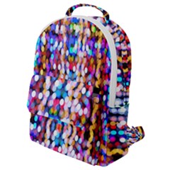 Abstract Background Blur Flap Pocket Backpack (small) by artworkshop