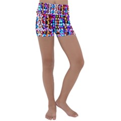 Abstract Background Blur Kids  Lightweight Velour Yoga Shorts by artworkshop