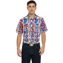 Abstract Background Blur Men s Short Sleeve Pocket Shirt  by artworkshop