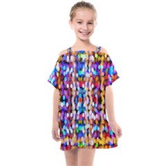 Abstract Background Blur Kids  One Piece Chiffon Dress by artworkshop