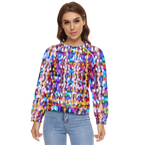 Abstract Background Blur Women s Long Sleeve Raglan Tee by artworkshop