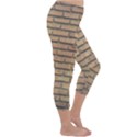 Bricks Wall Red  Capri Winter Leggings  View3