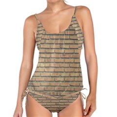 Bricks Wall Red  Tankini Set by artworkshop