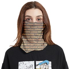 Bricks Wall Red  Face Covering Bandana (two Sides) by artworkshop