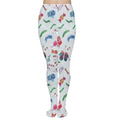 New Year Christmas Winter Watercolor Tights by artworkshop