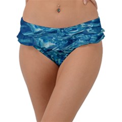 Surface Abstract Background Frill Bikini Bottom