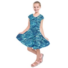 Surface Abstract Background Kids  Short Sleeve Dress by artworkshop