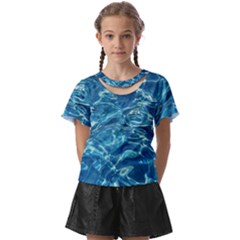 Surface Abstract Background Kids  Front Cut Tee by artworkshop