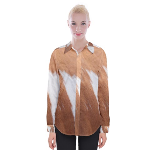 Horse Coat Animal Equine Womens Long Sleeve Shirt by artworkshop