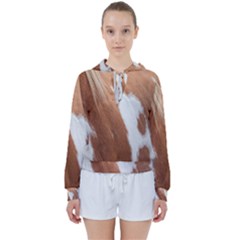 Horse Coat Animal Equine Women s Tie Up Sweat by artworkshop