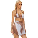 Horse Coat Animal Equine Vintage Style Bikini Top and Skirt Set  View3