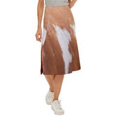 Horse Coat Animal Equine Midi Panel Skirt by artworkshop