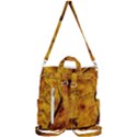 Leaf Leaf Veins Fall Crossbody Backpack View3