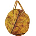 Leaf Leaf Veins Fall Giant Round Zipper Tote View1