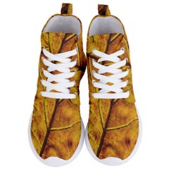 Leaf Leaf Veins Fall Women s Lightweight High Top Sneakers by artworkshop