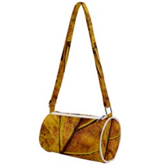 Leaf Leaf Veins Fall Mini Cylinder Bag by artworkshop