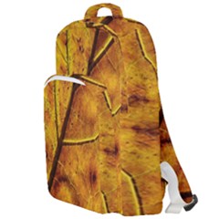 Leaf Leaf Veins Fall Double Compartment Backpack by artworkshop