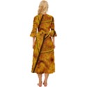 Leaf Leaf Veins Fall Midsummer Wrap Dress View4