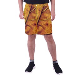 Leaf Leaf Veins Fall Men s Pocket Shorts by artworkshop