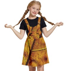 Leaf Leaf Veins Fall Kids  Apron Dress by artworkshop